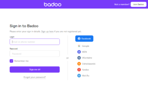 badoo login