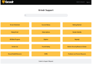 grindr support
