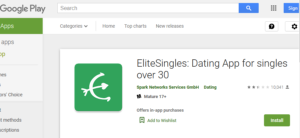 elitesingles.com rating by google play