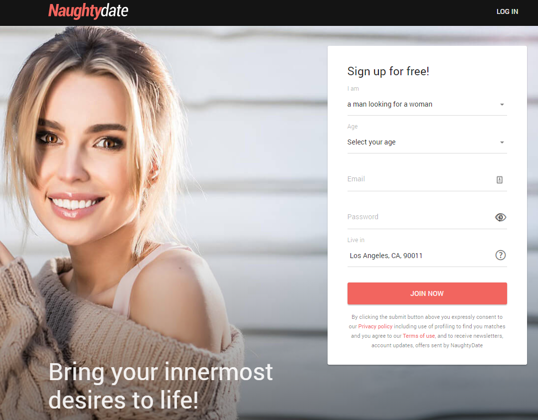 naughtydate sign up