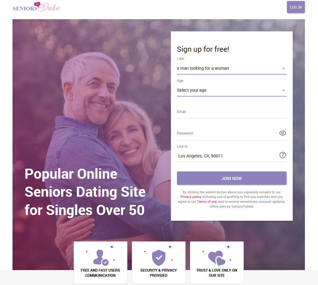 seniorstodate sign up