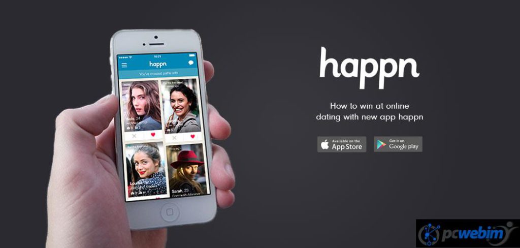 Happn main page