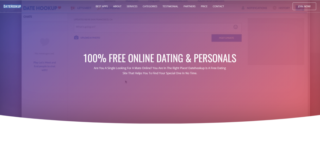 datehookup main page