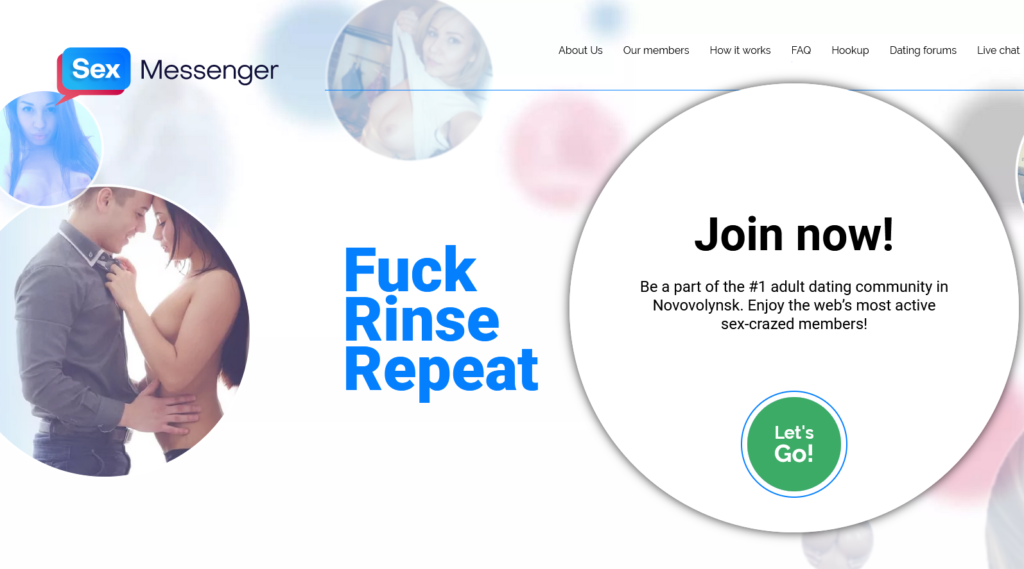 sex massenger main page